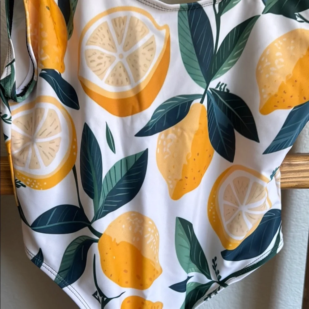 Lemon Print Women’s Swimsuit
